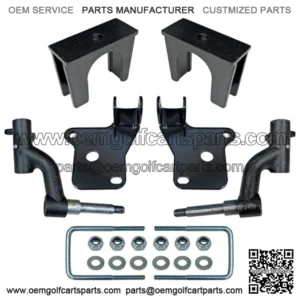 3" Spindle Golf Cart Lift Kit for EZGO RXV Electric 2008-February 2013