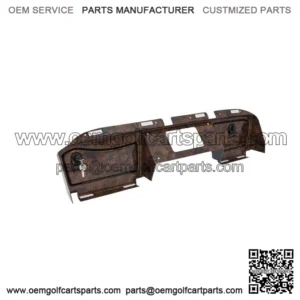 EZGO RXV (2016-Up) Regal Burl Dash Cover with Locking Doors