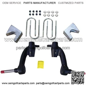 EZGO RXV Golf Cart Lift Kit | 6 Inch Spindle Lift | Compatible with 2014-2021 Electric Models