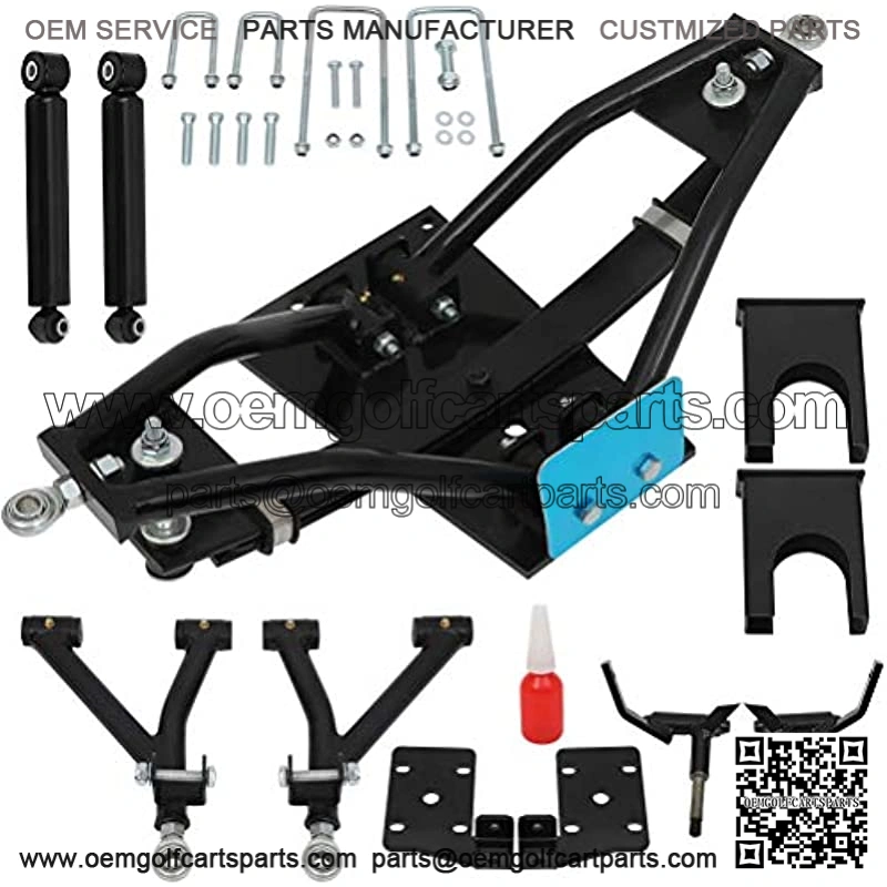 6 for EZGO RXV Spindle Extension Front Lift Kit Fits for 1994+ for EZGO Golf Cart Electric TXT Enable to Accept Up to 23" Tall Tires Golf Cart Lift Kit New