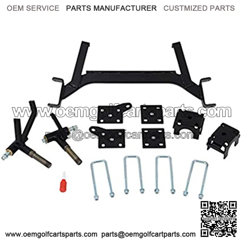 EZGO TXT 5 inch Drop Axle Golf Cart Lift Kit (Fits 2001.5-2013 Electric Models)