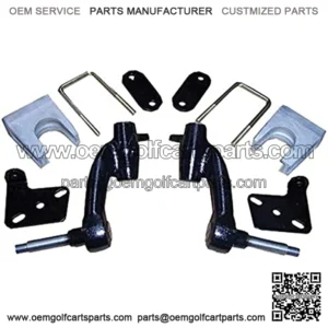 EZGO RXV Golf Cart Lift Kit - 6" Drop Spindle (Electric 08-13)