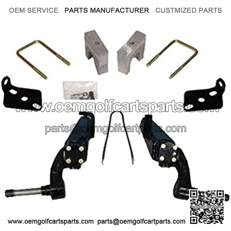 6" Spindle Golf Cart Lift Kit for Club Car DS Gas/Electric 2003.5-2009.5