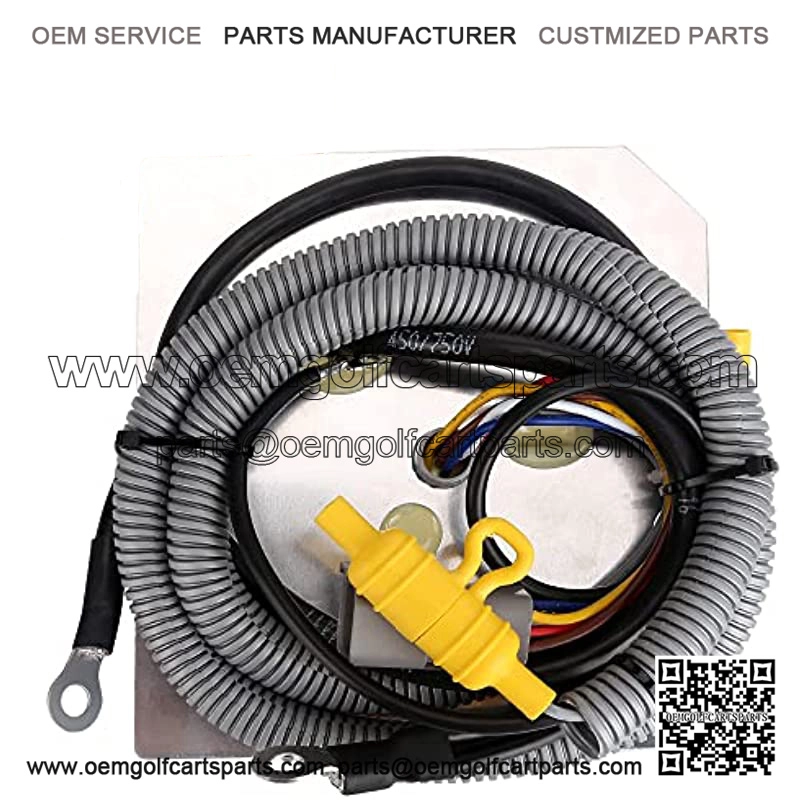 Golf Cart On Board Computer OBC for Club Car DS Electric 48v Regen II, IQ 101909902 AM1229201 102852001 103359401 103403101 with Square 6-pin Plug