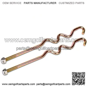 (2 Golf Cart Battery Hold Down Rod with Nuts for Club Car Precedent Electric Years 2008.5 & Up, 1033577-01