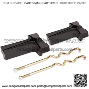 8V Battery Hold Down Plate for Club Car Precedent 2008.5-up Golf Cart, Includes Hold Down Rods, OEM# 103374801 103357701