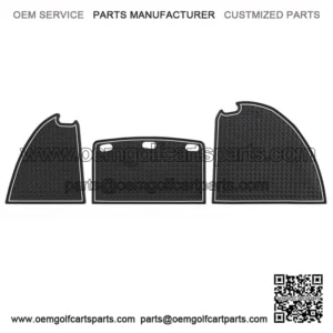 For Golf Cart Club Cart Tempo 07-23 White Trim Dash Liner Mats Dashboard Inserts