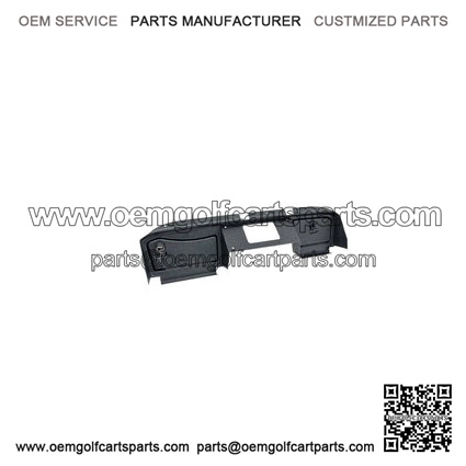 EZGO RXV Tectured Black Dash Cover With Locking Doors 2016+