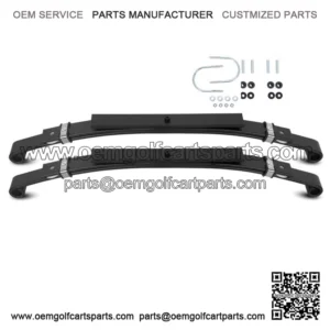 Set of 2 Rear Leaf Heavy Duty Springs For Club Car DS Golf Cart 1981+