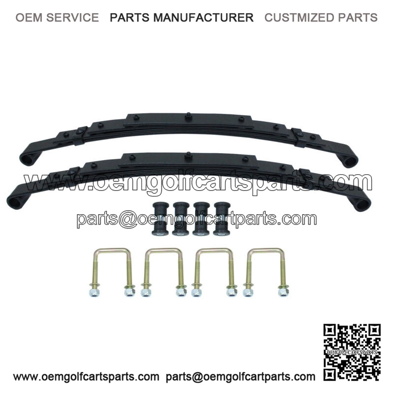 New Golf Cart Rear Heavy Duty Spring Kit 4-Leaf Fits 1994-2009 EZGO TXT