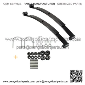 Heavy Duty Golf Cart Rear Leaf Spring Kit (2 Leaf ) For EZGO RXV 2008+, Set of 2
