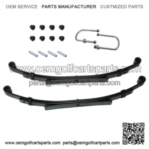 New Rear Heavy Duty Leaf Springs Set Fits 1981+ Club Car DS Golf Cart Set of 2