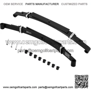 4 Leaf Heavy Duty Rear Leaf Springs for Club Car DS Golf Cart 1993 Up Set of 2