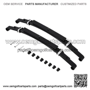 Heavy Duty Rear Leaf Springs for Club Car DS Golf Cart 1993+ (4 Leaf/Set of 2)