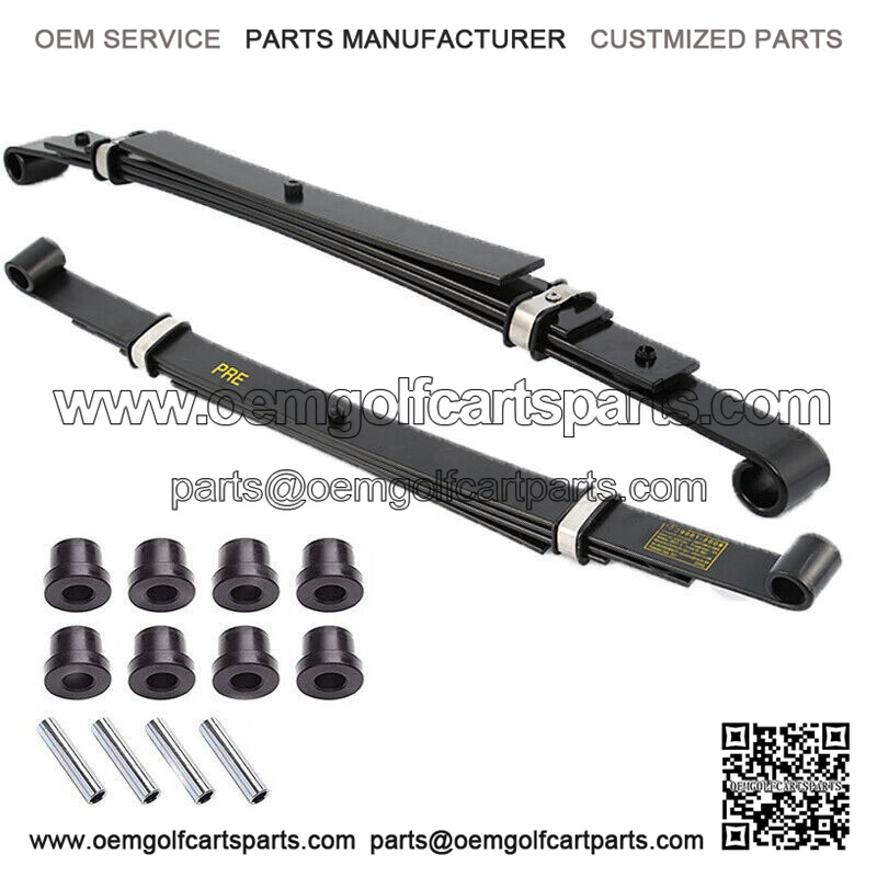 Heavy Duty Leaf Springs for Club Car Precedent Golf Cart 2004 Up 4 Leafs 2 Set