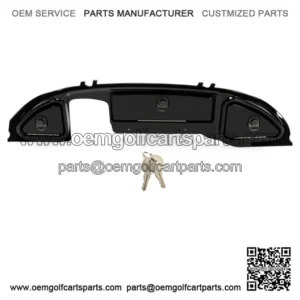 Painted Black Dash Cover For 2008.5-Up Golf Cart Club Car Precedent Tempo Onward