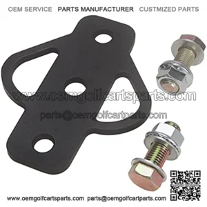 3-Way Trailer Hitch Adapter, Steel Hook Mounting with Bolts, Suitable for ATV Lawn Mower Golf Cart Yard Cart Garden Tractor Flat Towing Ball Installation