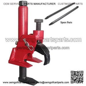 Manual Tire Bead Breaker Adjustable Hammer Tire Changer for ATV Tire Operation+Tire Iron Crowbar,Mower Bead Breaker Tool,Tire Changer,Tire Tools-Red