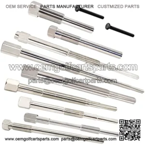 Primary & Secondary Clutch Puller Tool kit. Contains 10 Different Models And Sizes of Clutch Puller Tools. Suitable for Golf Carts, Kawasaki, Arctic Cat,Can-Am, Polaris Motorcycle
