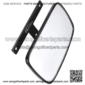 Golf Cart Wide Panoramic Rear View Mirror for Ez Go, Club Car, Yamaha