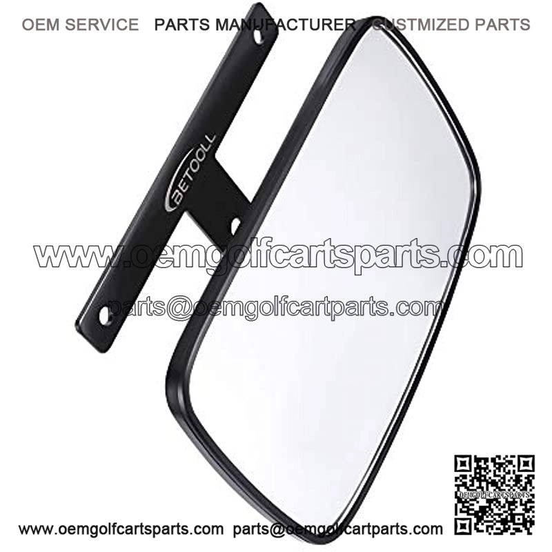 Golf Cart Wide Panoramic Rear View Mirror for Ez Go, Club Car, Yamaha