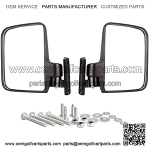 Universal Carro de Golf Espejos Laterales Plegables para EZGO, Club Car, Yamaha