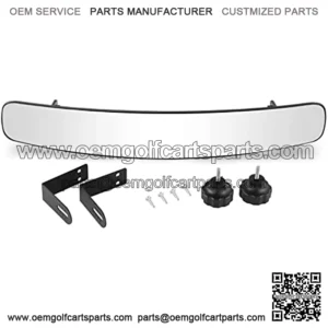 Golf Cart Rear View Mirror Fits EZGO Club Car Yamaha, Universal Adjustable Rear View Mirror