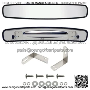 17" Wide Convex Mirror for Golf Cart