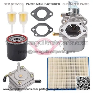 FE290 Carburetor + 1014523 Fuel Pump Replacement for Golf Cart Club Car DS Precedent Turf Carryall Carb 1018056-01 101805601 1019056-01 101905601 1016438 1016439 1016440 1016441 17561 1998-UP