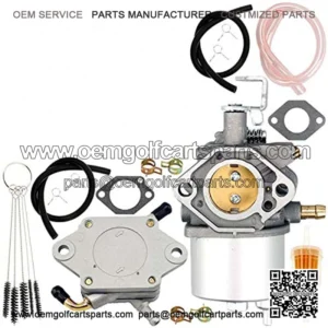 Carburetor Fuel Pump Compatible with Kawasaki FE290 Golf Cart Gas Club Car DS Precedent Turf Carryall OHV 1992 1993 1994 1995 1996 1997 1016438 1016439 1016440 1016441 1016478 17552 1019056-01