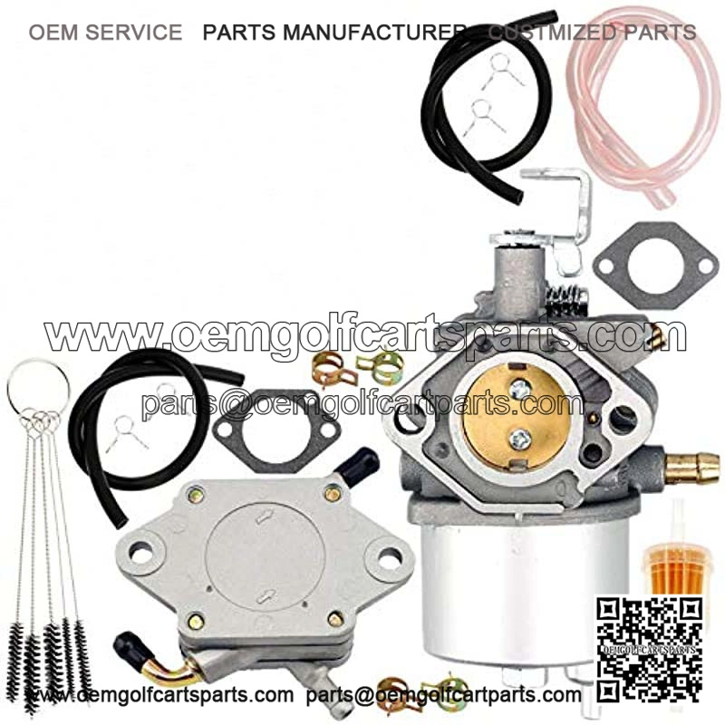 Carburetor Fuel Pump Compatible with Kawasaki FE290 Golf Cart Gas Club Car DS Precedent Turf Carryall OHV 1992 1993 1994 1995 1996 1997 1016438 1016439 1016440 1016441 1016478 17552 1019056-01