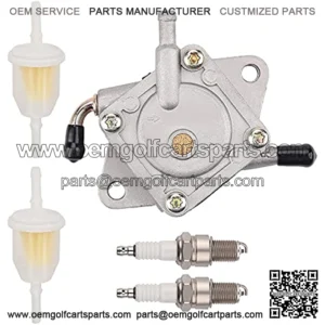 1014523 Fuel Pump Replacement for Club Car Gas Golf Cart DS & Precedent from 1984 to present 290FE & 350FE Kawasaki Engines