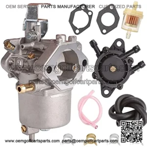 Carburetor Fuel Pump kit for Club Car DS & Precedent, Turf, Carryall 1998-2018 Golf Cart with FE290 Engines, Replace OEM 1016438, 1016439, 1016440, 1016441, 1016478, 101805601, 101905601, 17561