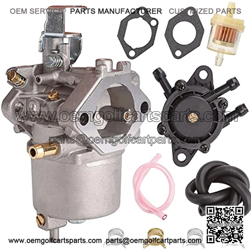 Carburetor Fuel Pump kit for Club Car DS & Precedent, Turf, Carryall 1998-2018 Golf Cart with FE290 Engines, Replace OEM 1016438, 1016439, 1016440, 1016441, 1016478, 101805601, 101905601, 17561