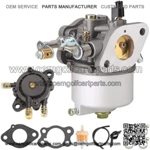 Golf Cart Carburetor Fuel Pump Kit for 1991+ EZGO TXT Marathon Medalist Freedom ST 4-Cycle Models with 295cc Engines OEM# 26645-G01 26645-G03 72840-G01 26726-G01 26727-G01 72558-G02 603901 17553
