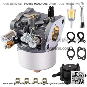 295cc Carburetor with Fuel Pump for EZ-GO Marathon Medalist TXT 4-Cycle Golf Carts 26645-G01, 26645-G03, 26645-G04, 72558-G02, 72558-G03, 26726-G01, 26727-G01, 603901 17553