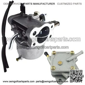 Carburetor with Fuel Pump Replacement for Workhorse ST350 EZGO Golf Cart Gas Car 350cc Robin TXT Medalist 4-Cycle Engines 72021-G01