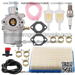 Physeed 1016478 1016438 Carburetor Air Filter Replacement for Club Car DS & Carryall models with Kawasaki OHV FE290 Engine 1996 - UP 1016441 1016439 1016440