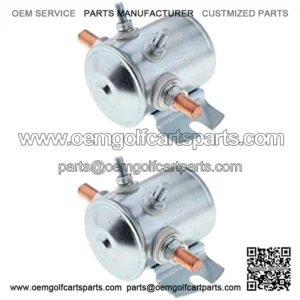 2 piezas de rel?? de solenoide 300A de repuesto para carrito de golf quitanieves 1114208