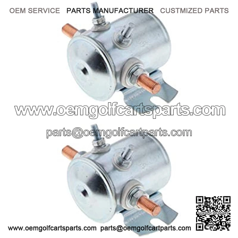 2 piezas de rel?? de solenoide 300A de repuesto para carrito de golf quitanieves 1114208