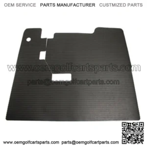 EZGO TXT (14-Up) Golf Cart Black Rubber Wide Ribbed Floor Mat Shield