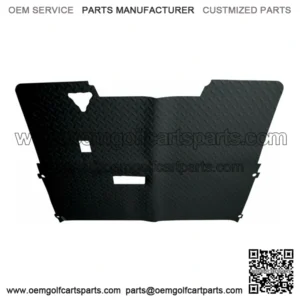 EZGO TXT Golf Cart Rubber Diamond Plate Black Floor Mat 1994 - 2001