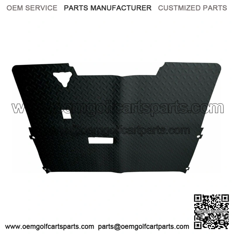 EZGO TXT Golf Cart Rubber Diamond Plate Black Floor Mat 1994 - 2001
