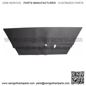 Black Diamond Plate Golf Cart Floor Mat for Club Car DS - 1982-Up