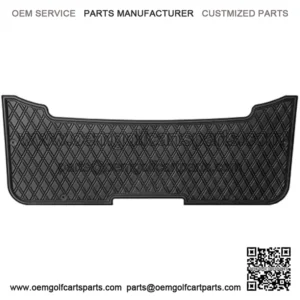 E-Z-GO Golf Cart Floor Mats for Rear Seat Kits & Rear Facing Foot Rests - Fits Select E-Z-GO RXV and TXT Rear Seat Kits - All Black