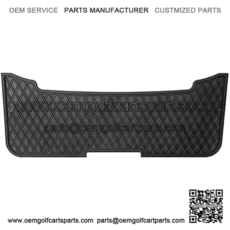 E-Z-GO Golf Cart Floor Mats for Rear Seat Kits & Rear Facing Foot Rests - Fits Select E-Z-GO RXV and TXT Rear Seat Kits - All Black