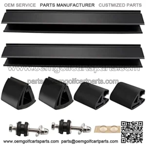 Club Car Precedent Golf Cart Windshield Retaining Clips Kits with Screw Nuts ReplaceOEM#1014441-01,1021630-01