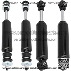 Precedent DS shocks, CTCAUTO Front Rear Shocks Struts, for Club Car G&E 1981-2007 DS Gas 2000-up Precedent 1014235 1015813 1010991 1014236 1013164 1012183 102588501 512-028 Assembly set of 4