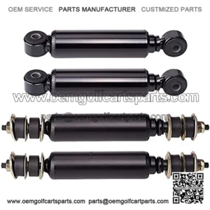 Golf Cart Front and Rear Shock Absorbers Kit for Club Car DS 1981-2011, Club Car Precedent 2004-up