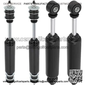 for Club Car Precedent Ds Shocks, 4 X Shocks for Club Cart Front Rear Shocks Absorber for Club Car G&E 1981-2000 2001 2002 2003 2004 2005 2006 2007 DS Gas 2000-up Precedent Struts